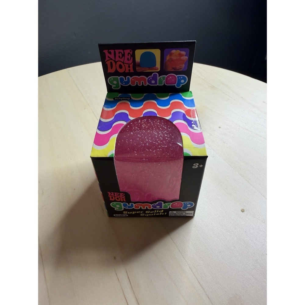 NeeDoh GUMDROP (PINK) - Super Solid Squish! - SEALED / BRAND NEW